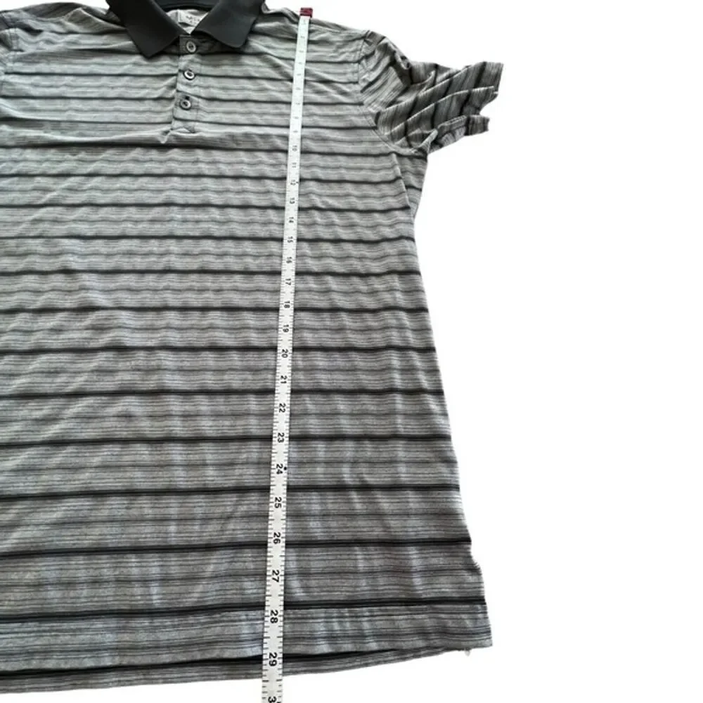 Adidas Men's Golf Stripe Polo Shirt Size Medium